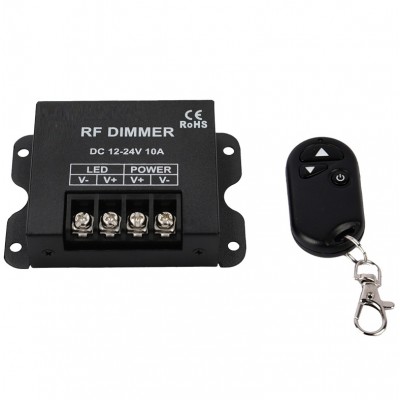 Μηχανισμός Dimmer με Controller για Ταινία LED Μονόχρωμη 10A 12-24V DC 30-31015